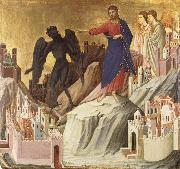 Duccio, The Temptation of Christ on the Mountain